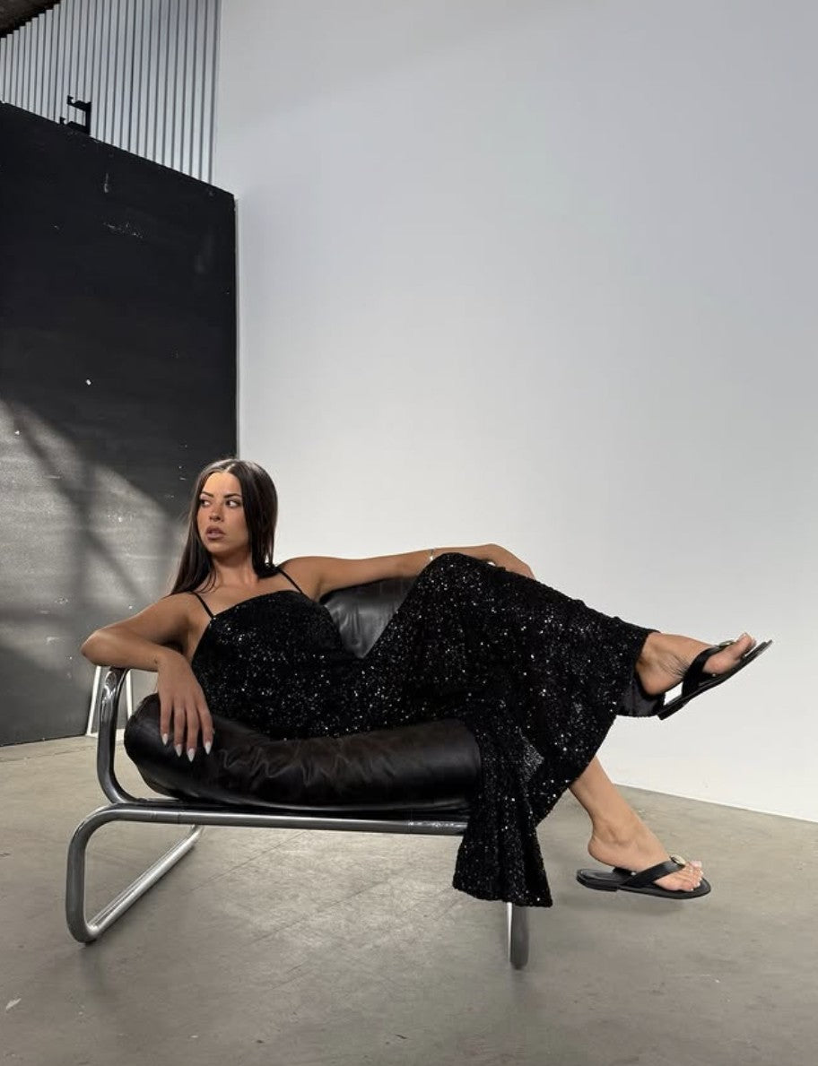 Jazzy Maxi Dress - Black