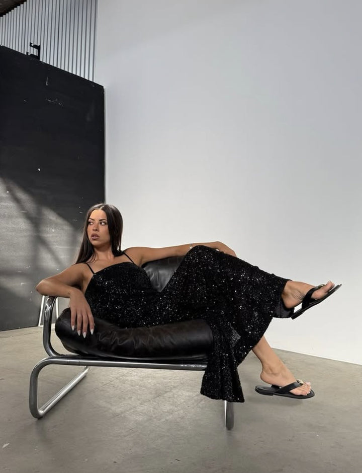 Jazzy Maxi Dress - Black