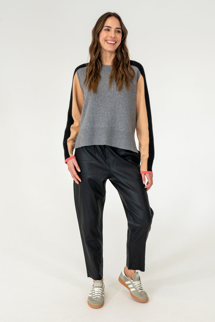 Sevilla Knit - Charcoal Multi