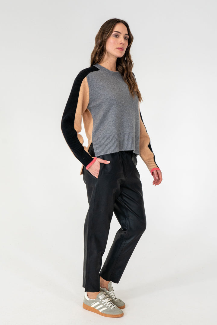 Sevilla Knit - Charcoal Multi