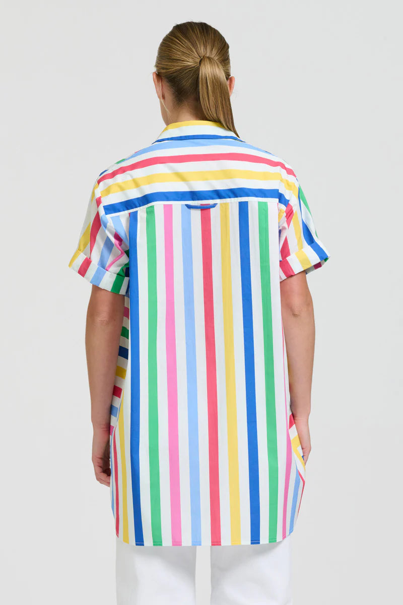 The Ashely Shirt - Fiesta Stripe