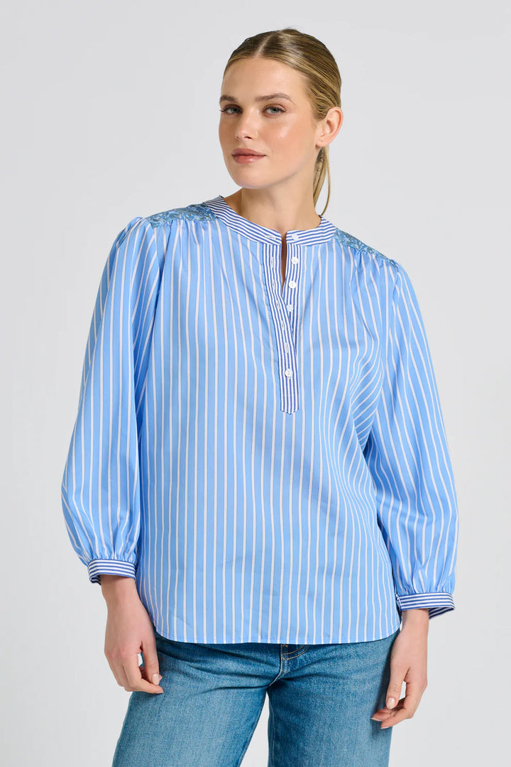 The Mary Shirt - Blue Combo