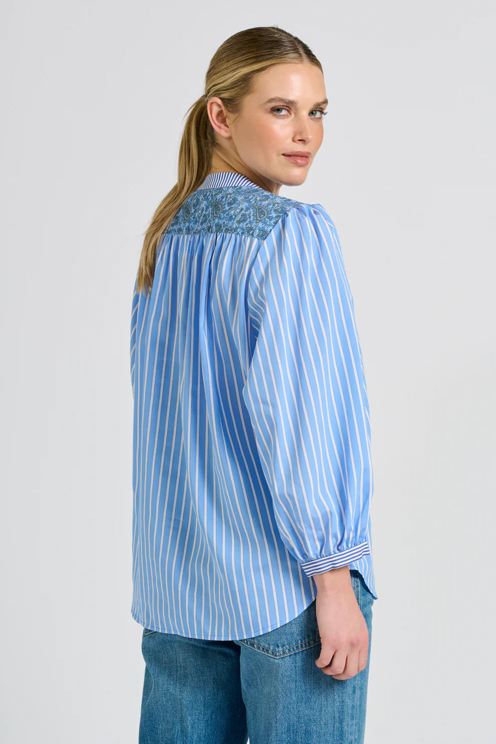 The Mary Shirt - Blue Combo