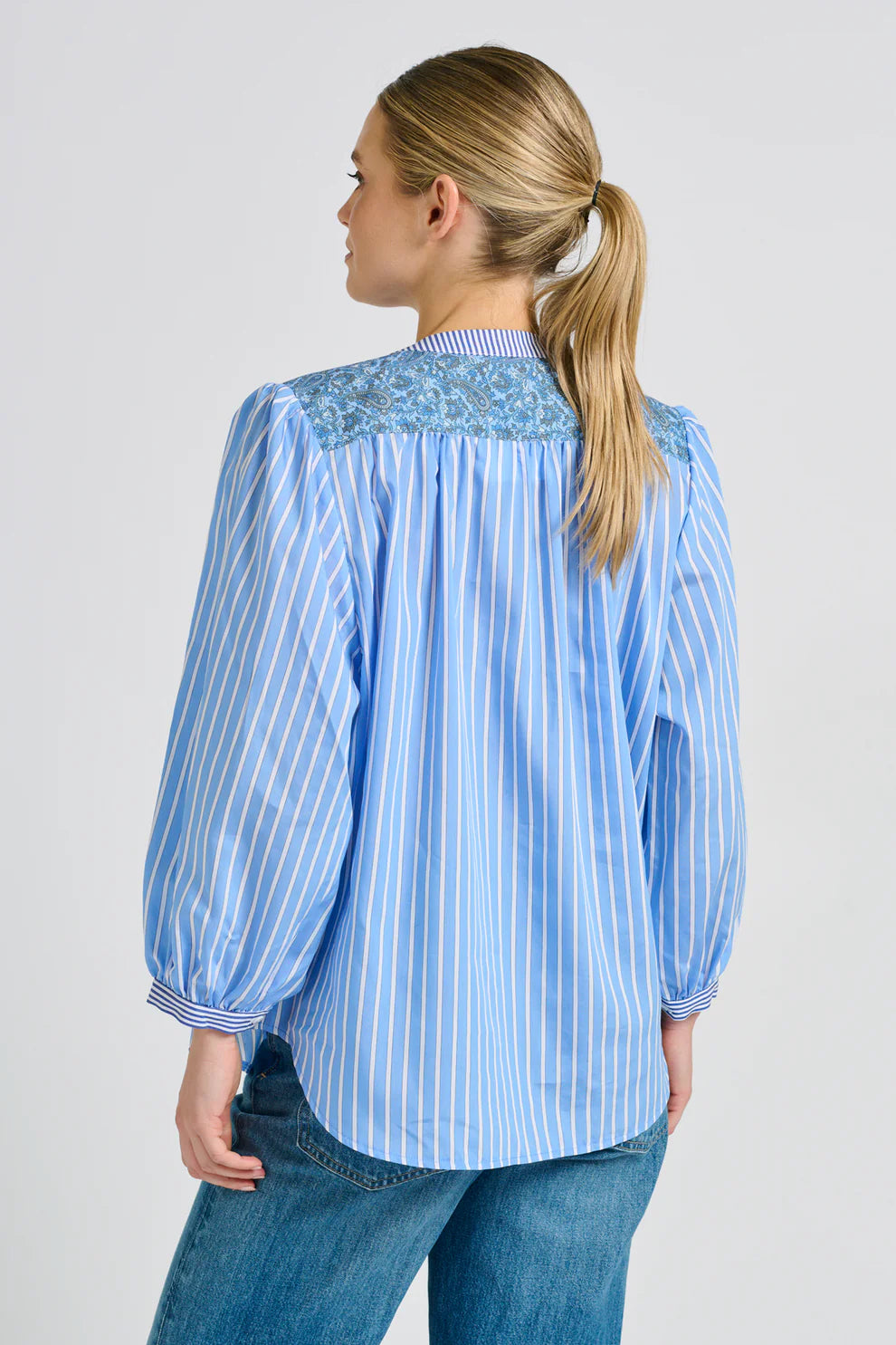 The Mary Shirt - Blue Combo