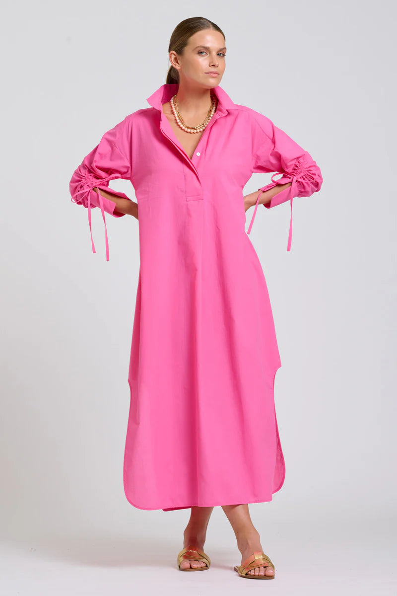 Shirty The Millie Dress Hot Pink