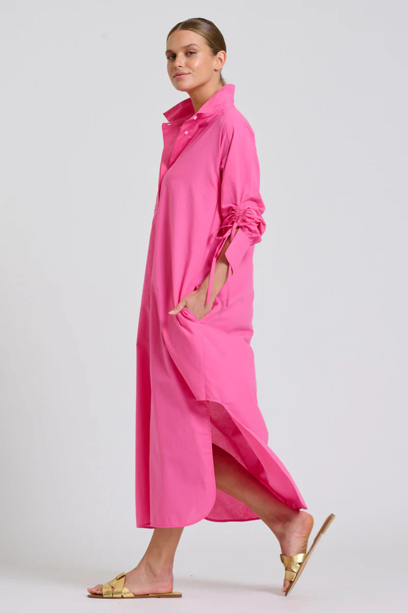 Shirty The Millie Dress Hot Pink