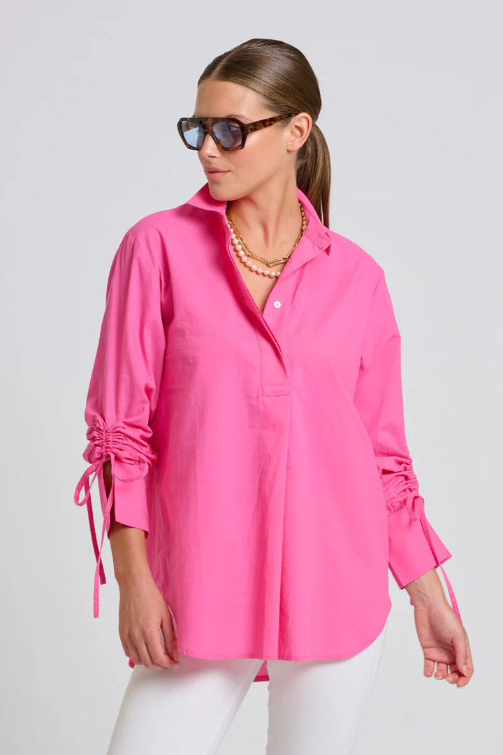 The Millie Shirt - Hot Pink