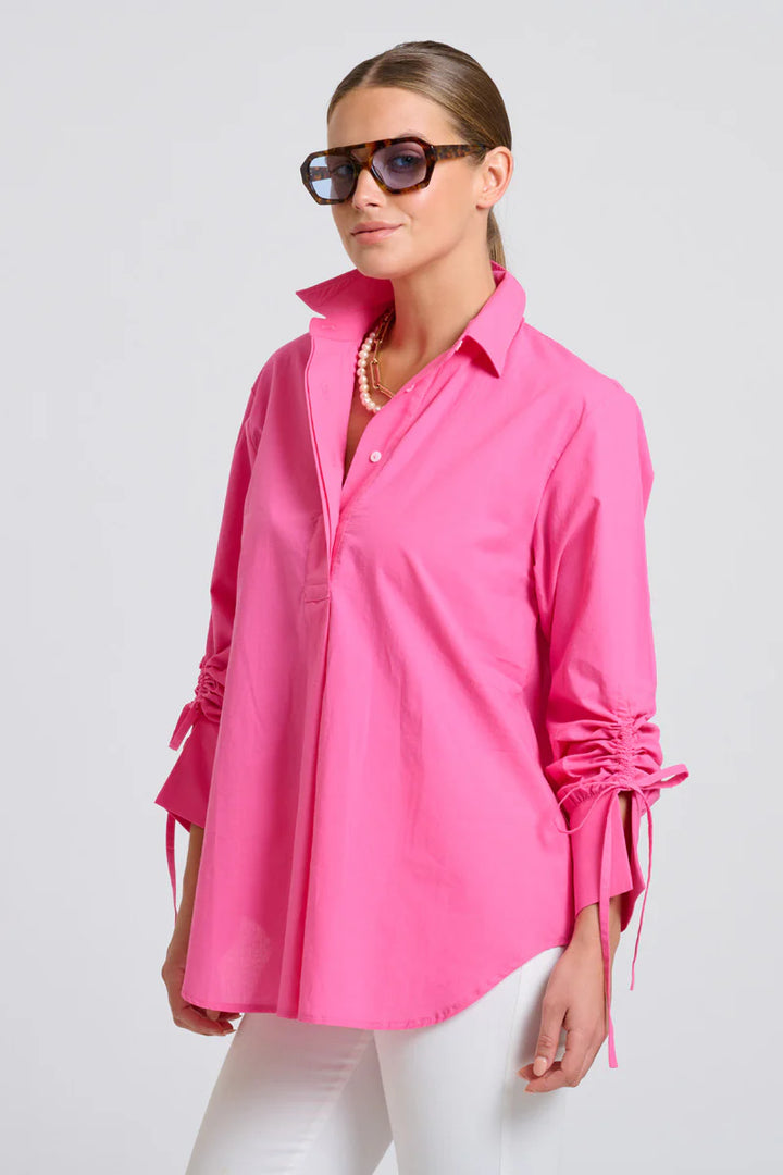 The Millie Shirt - Hot Pink