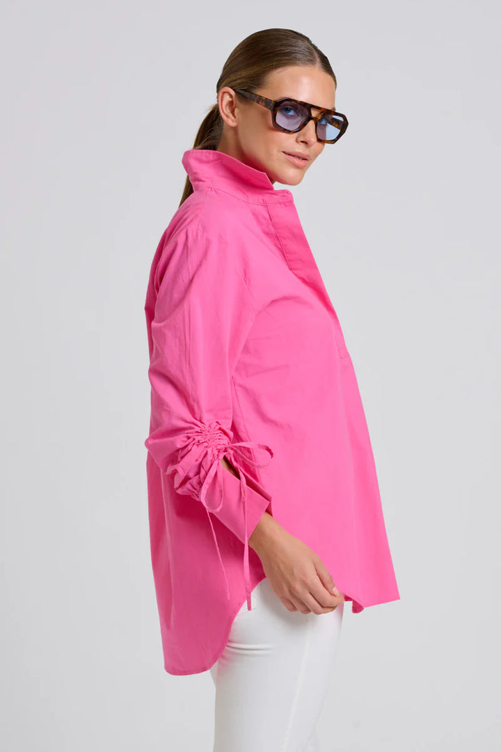 The Millie Shirt - Hot Pink