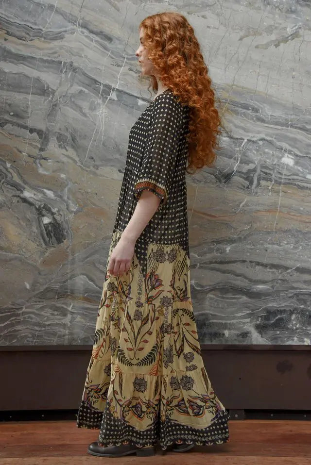 High and Rising Dress - Border Spot