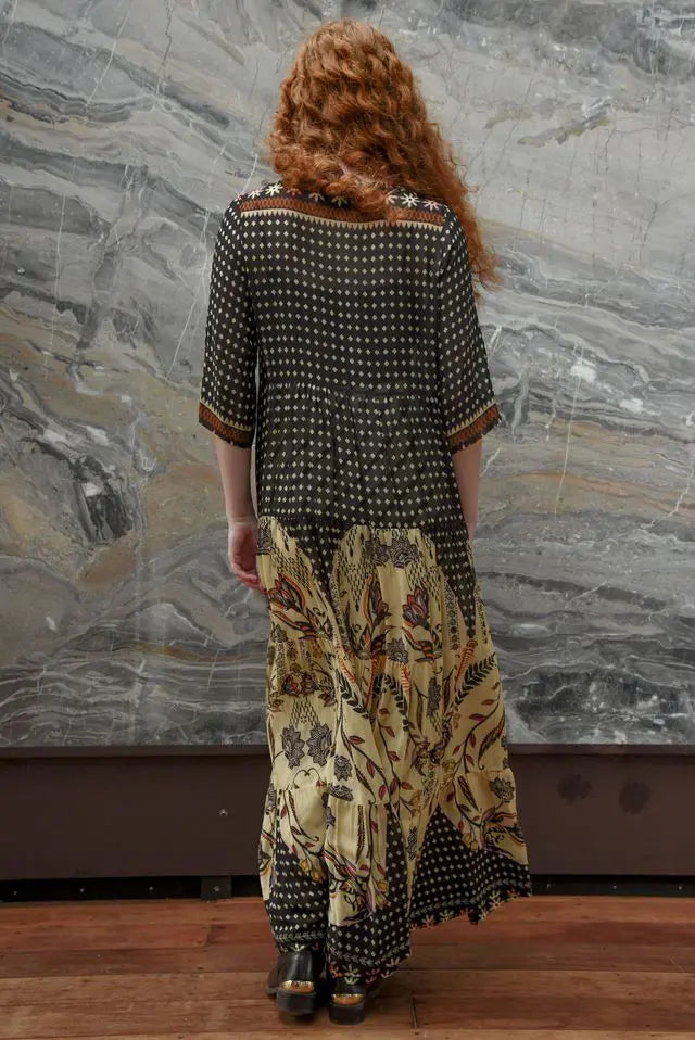 High and Rising Dress - Border Spot