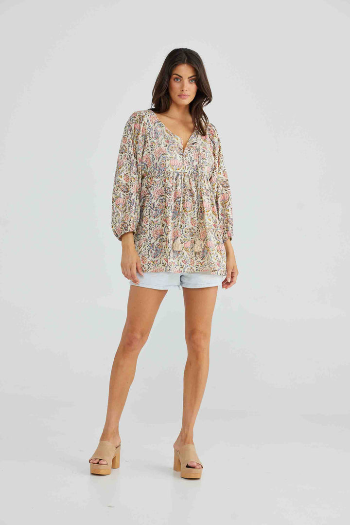 Dreamcatcher Top - Vintage Lotus