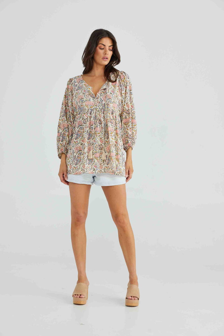 Dreamcatcher Top - Vintage Lotus