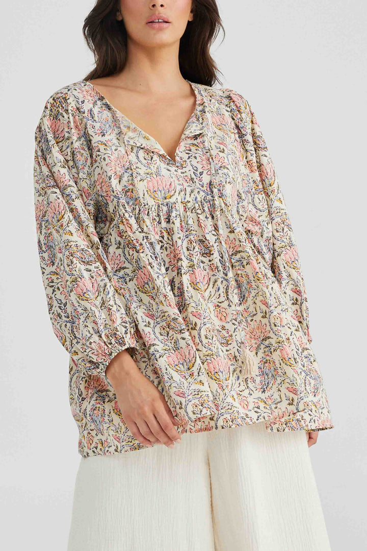 Dreamcatcher Top - Vintage Lotus
