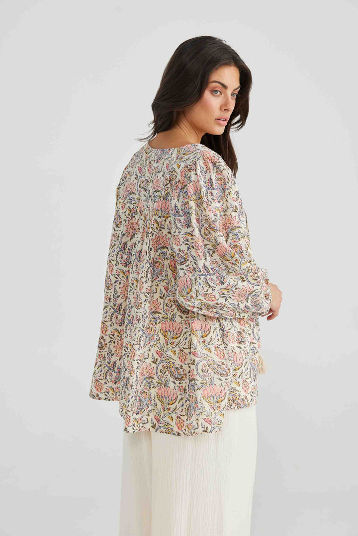 Dreamcatcher Top - Vintage Lotus