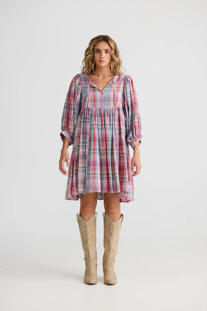 Winnie Mini Dress - Picnic Check