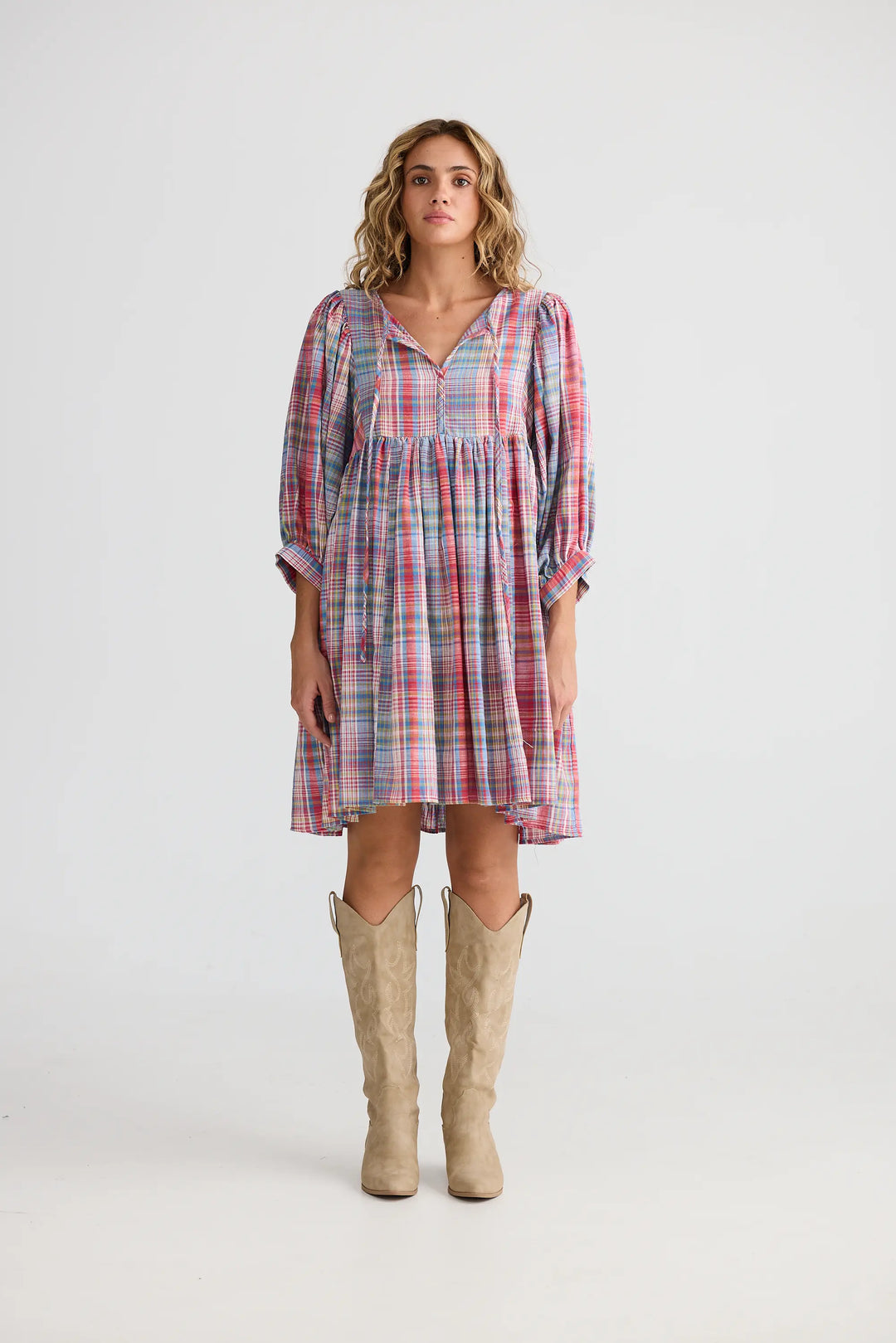 Winnie Mini Dress - Picnic Check