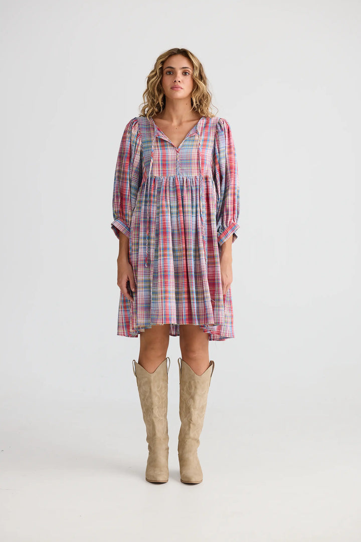 Winnie Mini Dress - Picnic Check