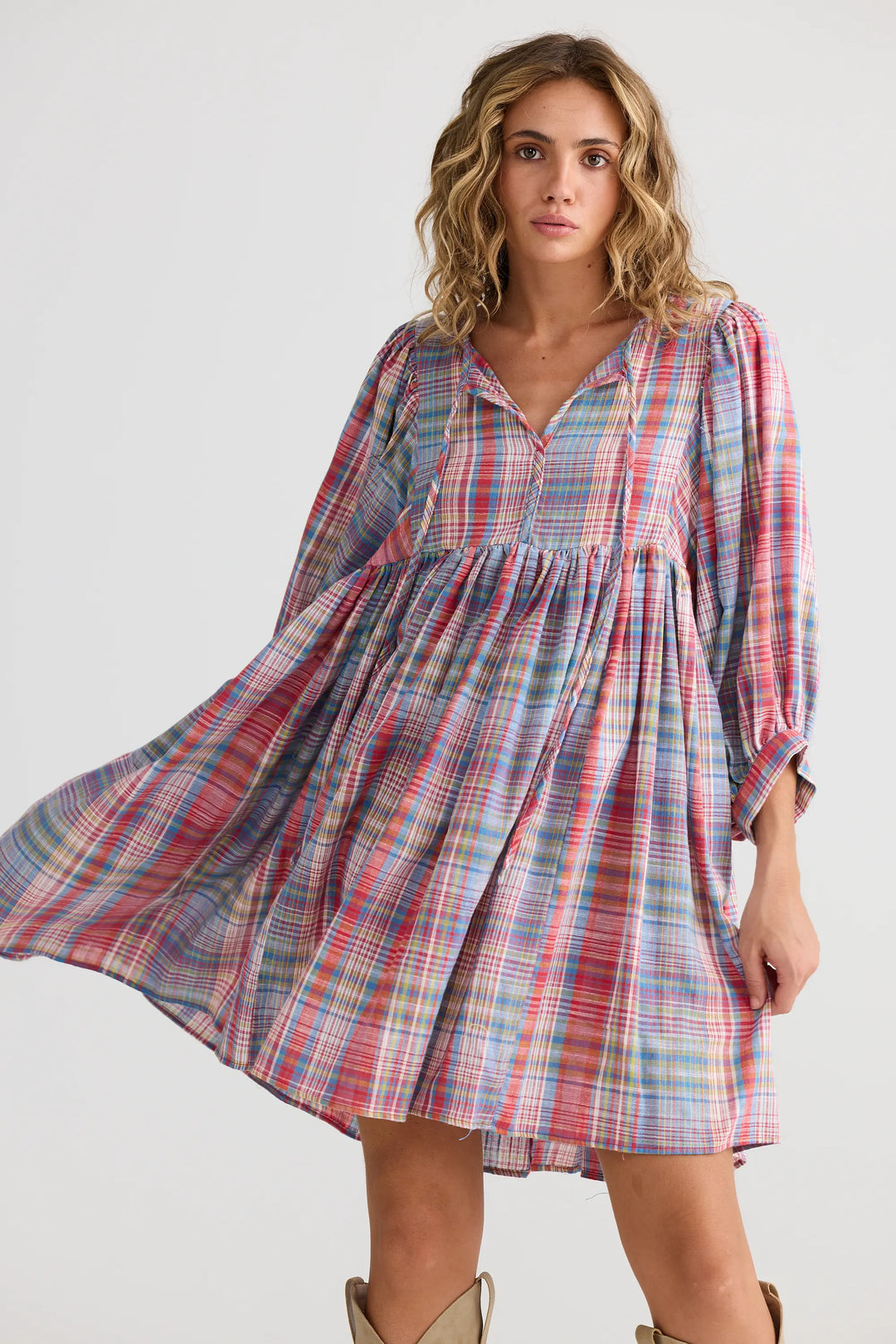 Winnie Mini Dress - Picnic Check