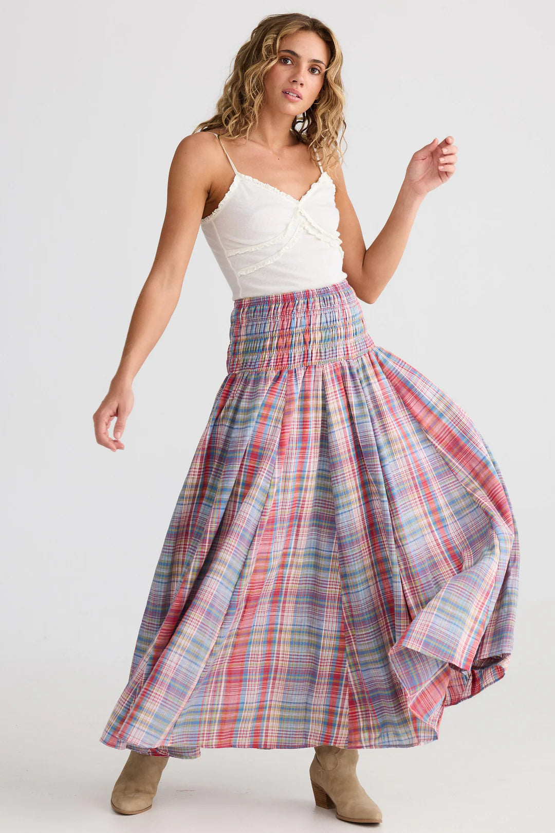 Balmoral Skirt - Picnic Check