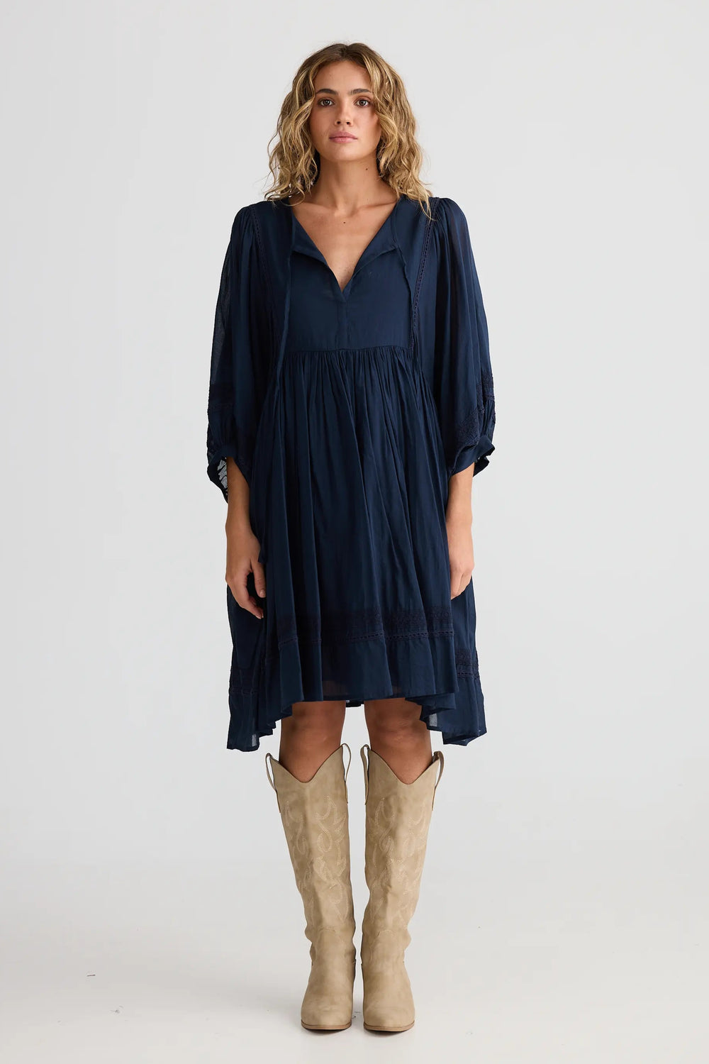 Talisman Solstice Mini Dress Navy