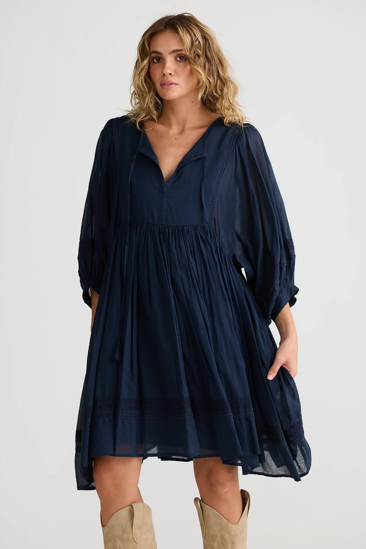Solstice Dress - Navy