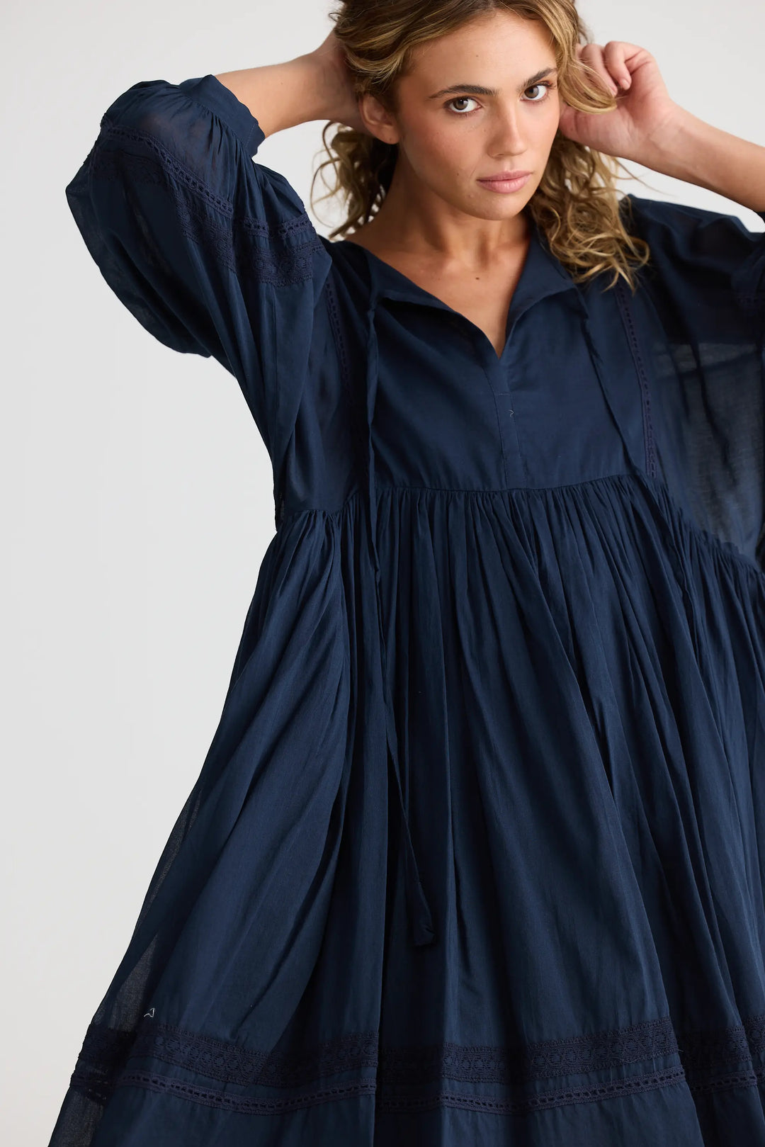Solstice Dress - Navy
