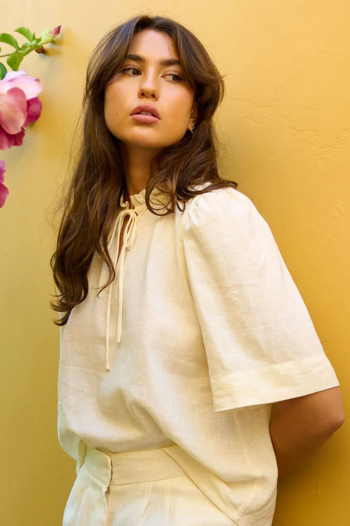 Tulip Blouse - Panna