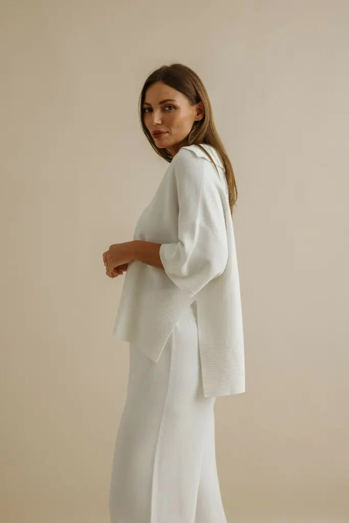Grace Summer Pullover - Milk