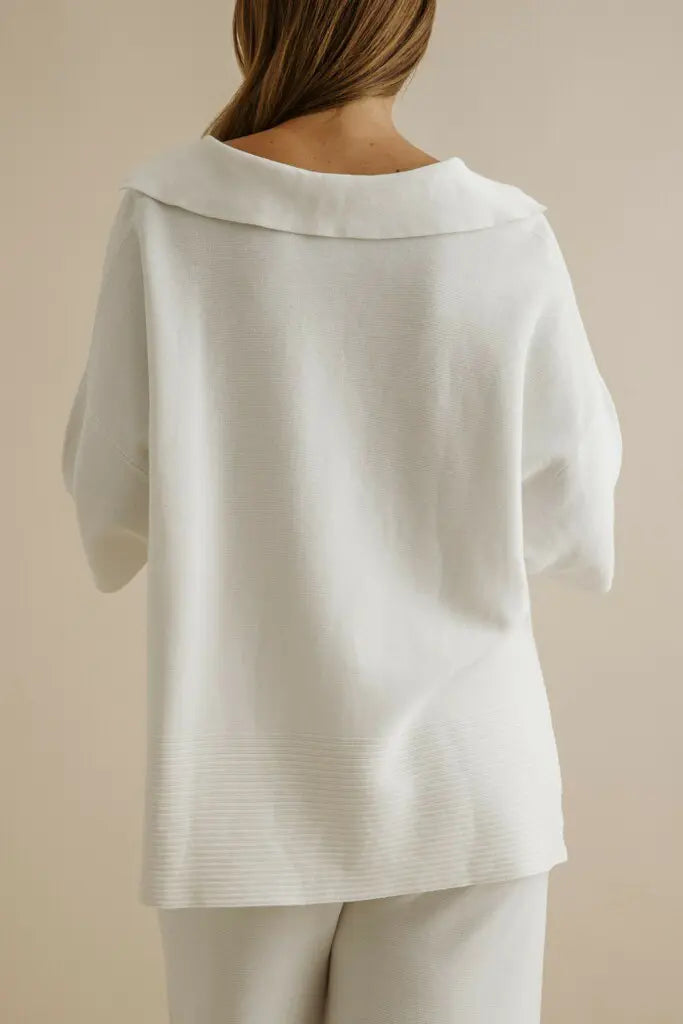Grace Summer Pullover - Milk