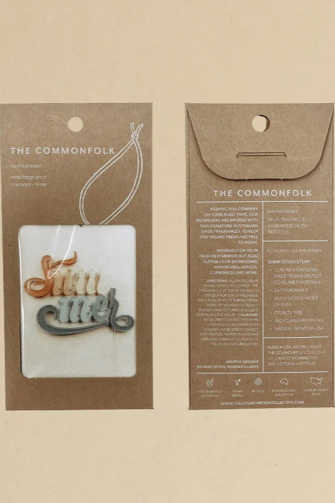 The Commonfolk Air Freshener Summer