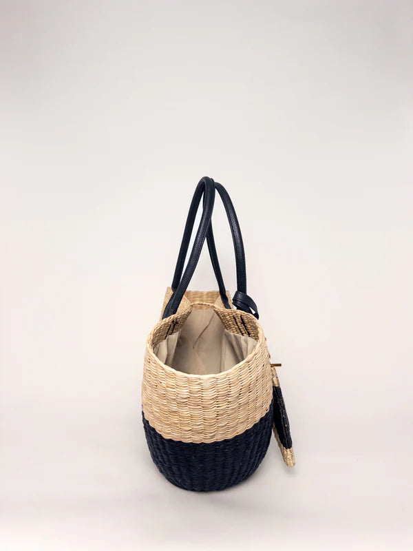The Playa Tote - Half Natural/Black