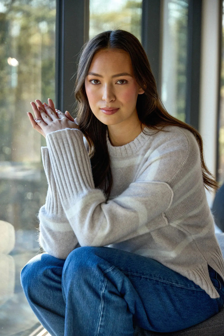 Tinkerbell Crew Neck - Latte