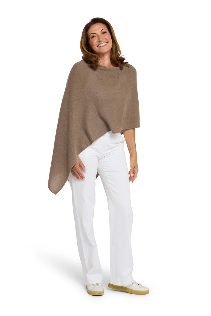Cashmere Topper - Truffle