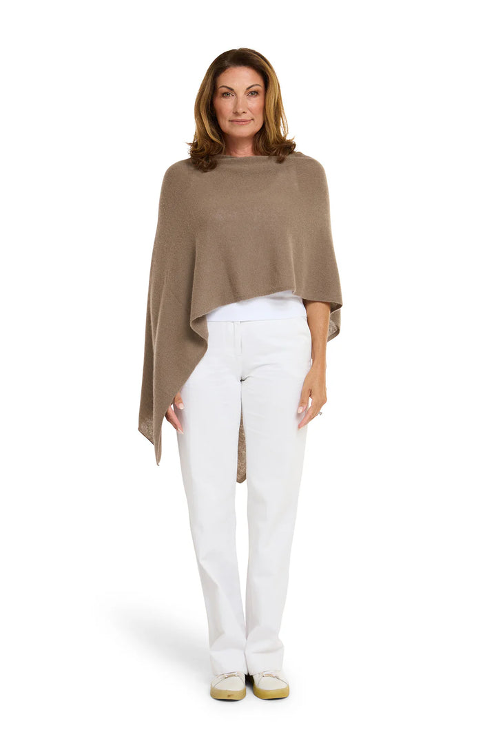 Cashmere Topper - Truffle