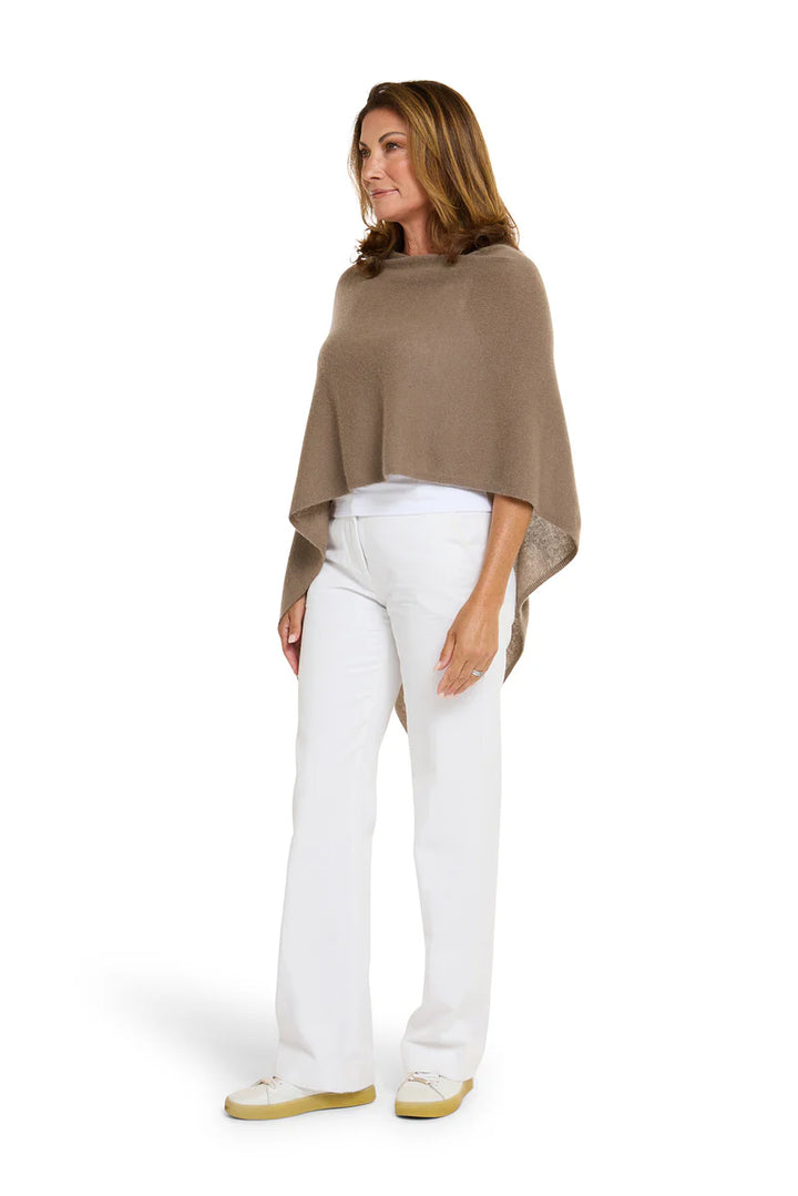 Cashmere Topper - Truffle