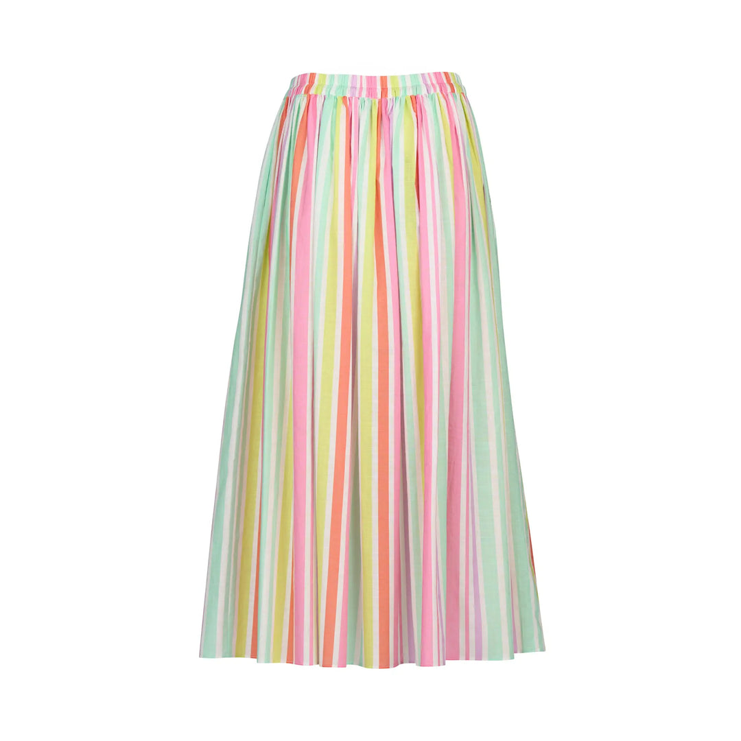 Elastic Waist Maxi Skirt - Cabana