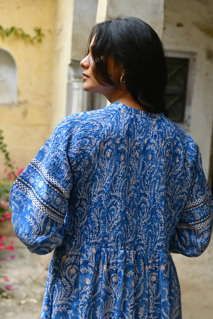 Azure & Indigo Wisteria Maxi Dress Blue