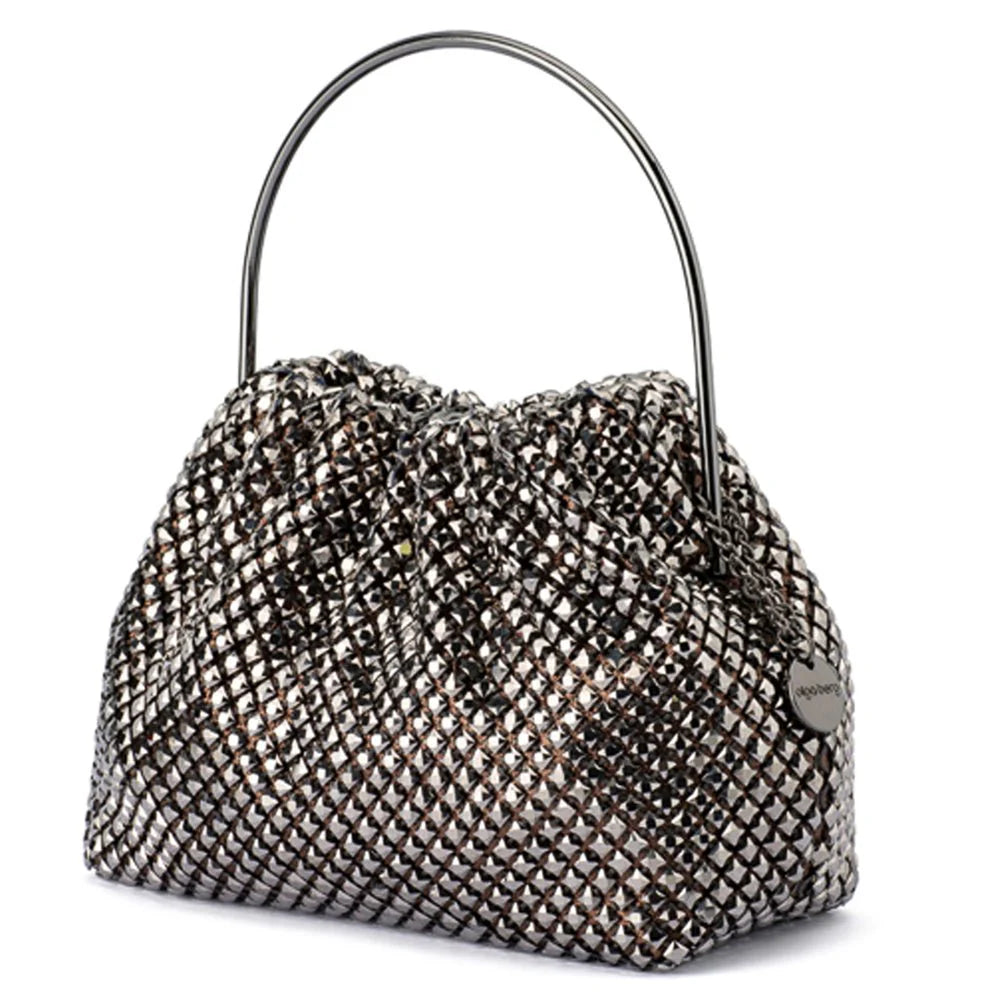 Whitney Crystal Top Handle - Bronze