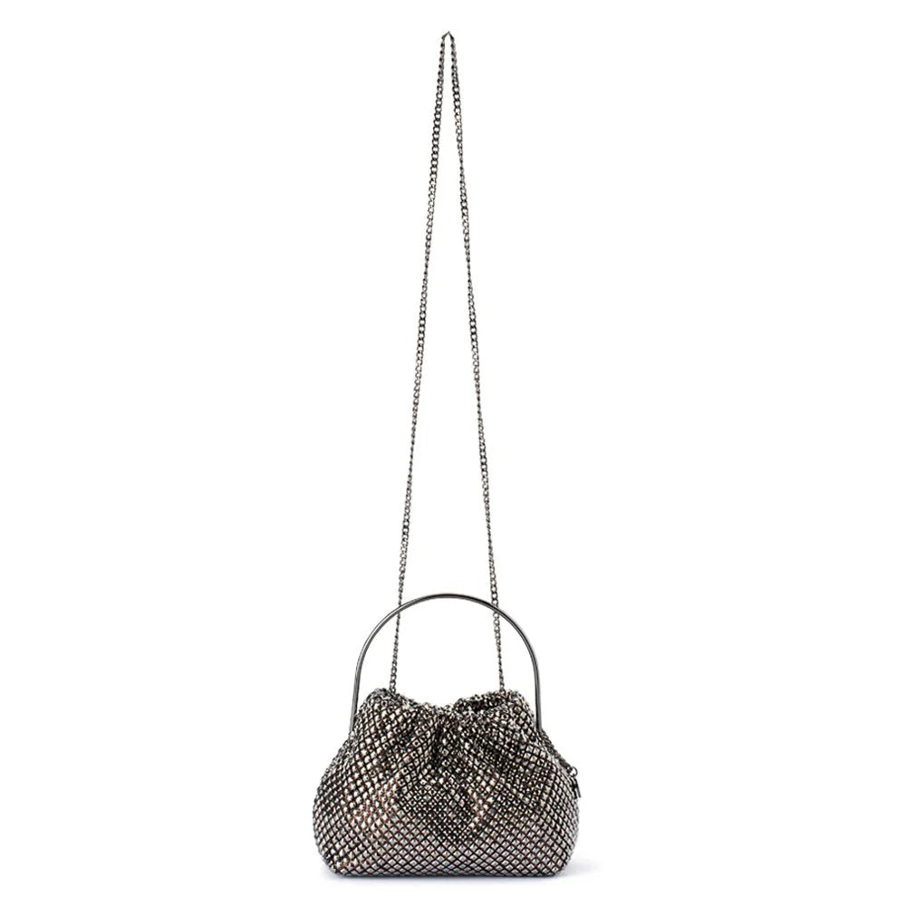 Whitney Crystal Top Handle - Bronze