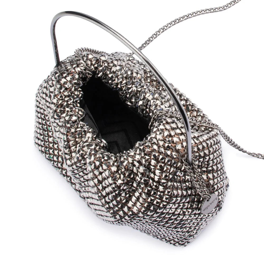 Whitney Crystal Top Handle - Bronze