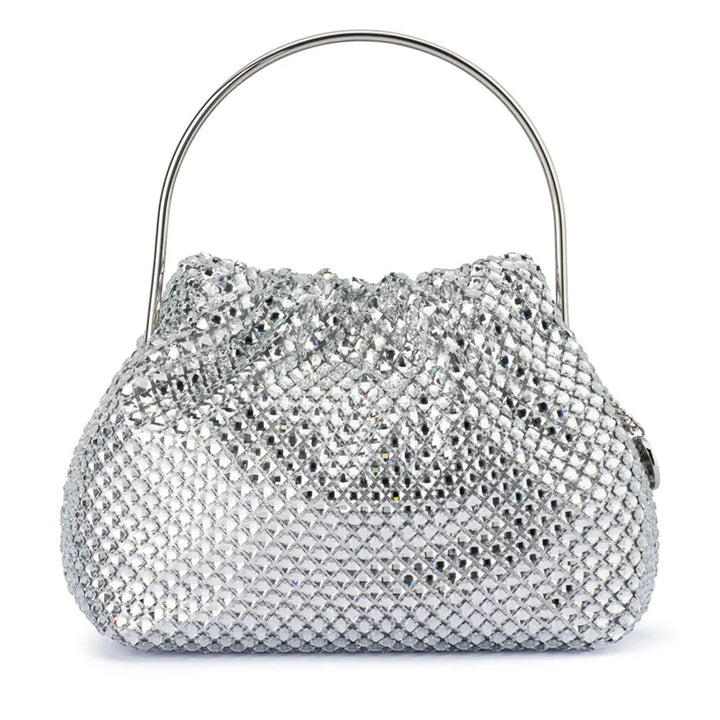 Whitney Crystal Top Handle - Silver