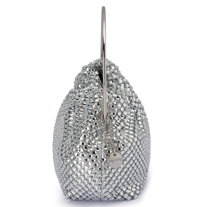Whitney Crystal Top Handle - Silver