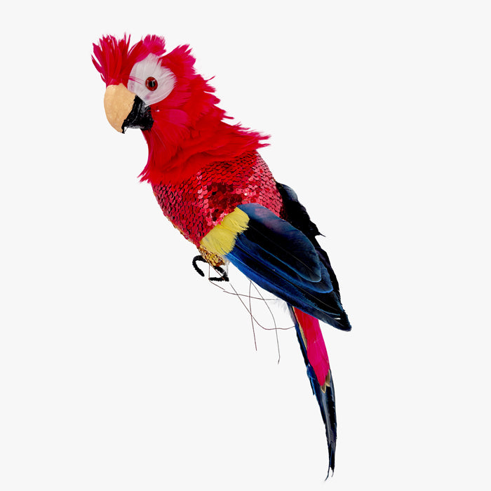 Glitter Sequin Parrot - Red