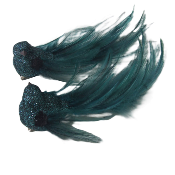 Clip on Bird Decoration - Peacock