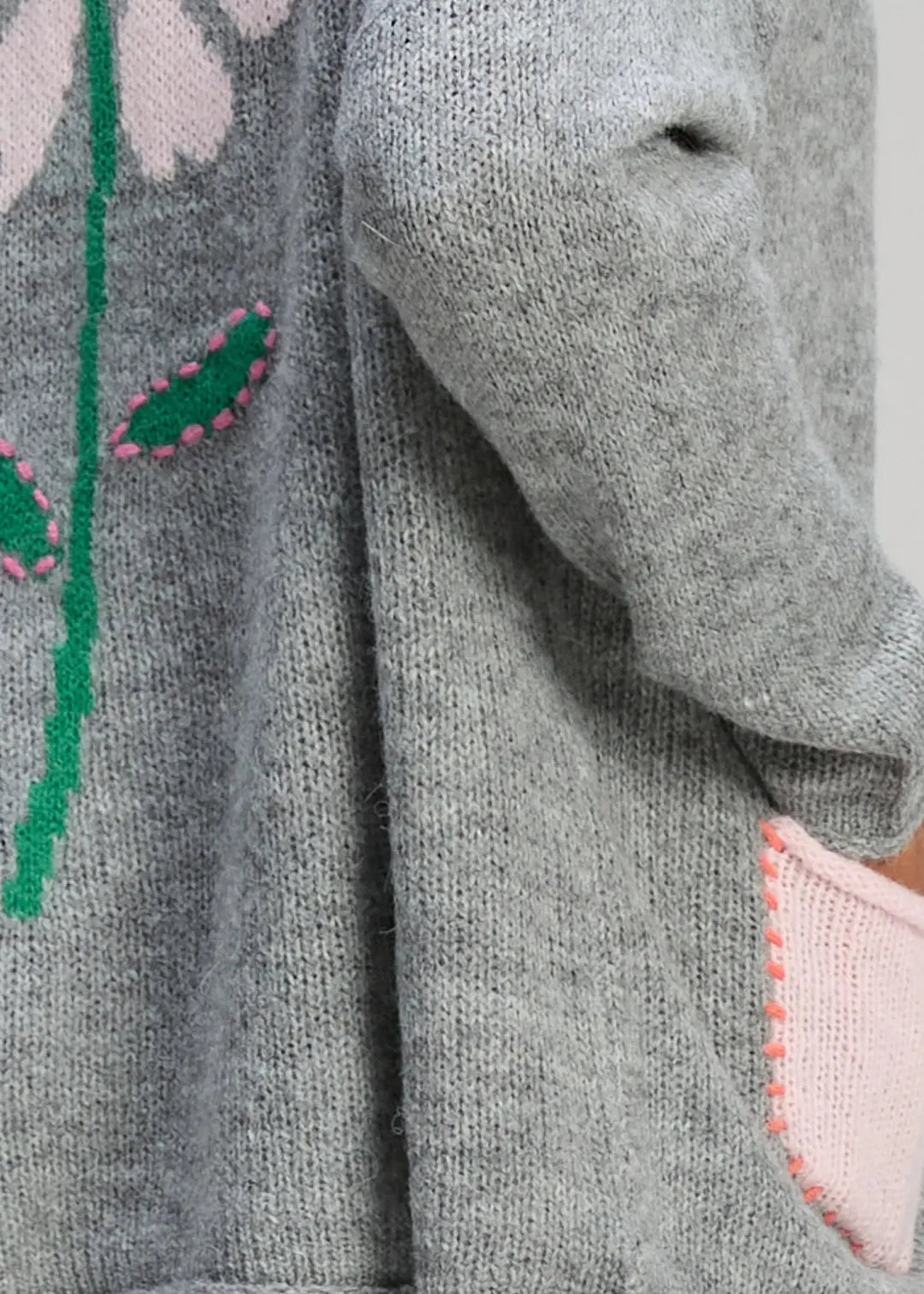 Bloom Back Cardi - Dove