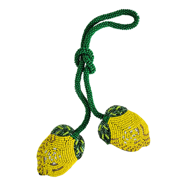 Beaded Bag Charm - Limoncello