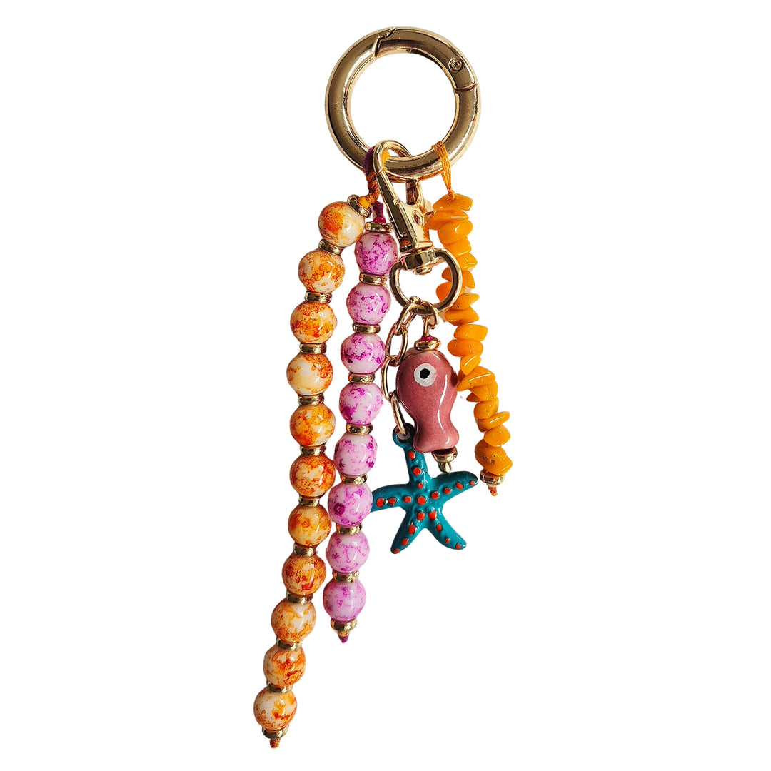 Beaded Keychain KEY6291PI