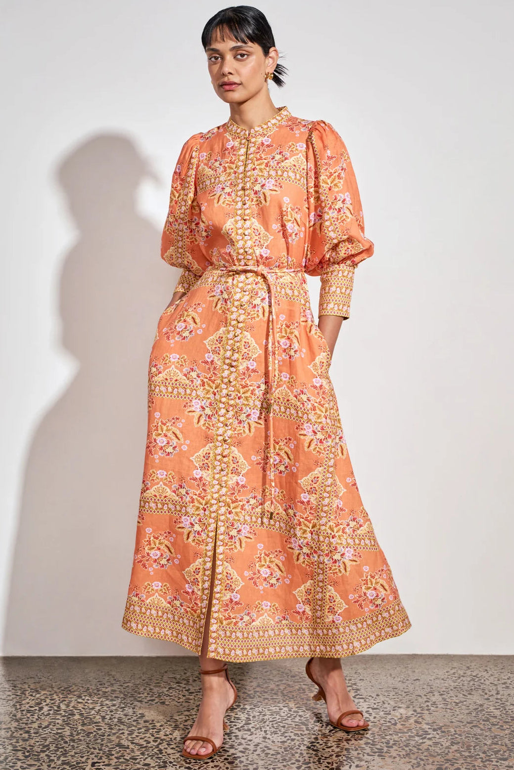 Envelop Dress - Marigold Glow