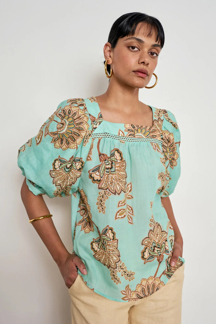 Grace Top - Mint Kgari